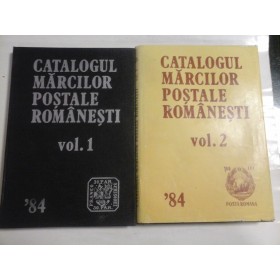   CATALOGUL  MARCILOR  POSTALE  ROMANESTI 2 volume - 1984